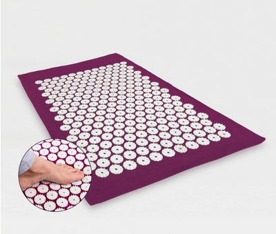Акупунктурный массажный игольчатый коврик+валик