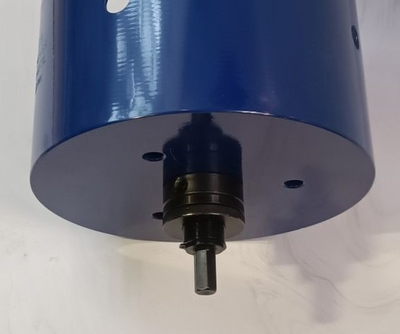 Коронка биметаллическая диаметр 200 мм глубина 200 мм + держатель с креплением шестигранник 13 мм для дрели