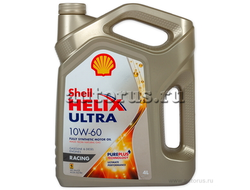 Масло моторное Shell Helix Ultra Racing 10W60 синтетическое 4 л 550046412