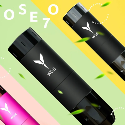 Беспроводная тату машинка WOS E70 Pro Adjustable Stroke 3.0-5.0mm Black