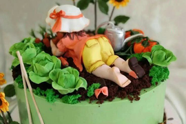 Торт "Летом на грядке"