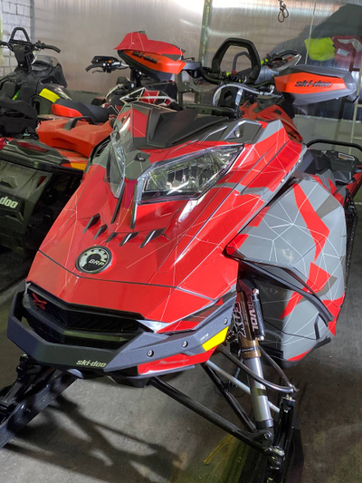 Наклейки на снегоход GEN4 G4 SKI DOO Turbo Expert 2022-2024 #2360-1