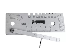 Шаблон сварщика КЕДР УШС-3 с калибровкой