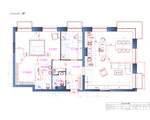 Изготовление планировки помещения с расстановкой мебели в программе AUTOCAD, перепланировка помещения.