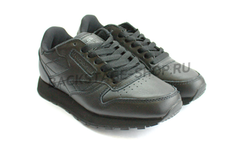 Кроссовки Reebok Classic Black натуральная кожа