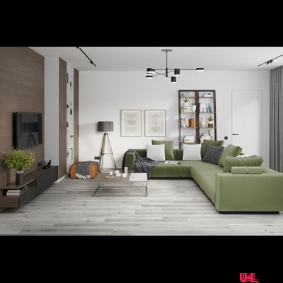 Кварцвиниловая плитка Damy Floor Family LVT Дуб Классический Серый T7020-2-LVT 43 класс толщина 2.5 мм с фаской клеевая 4.13 м2