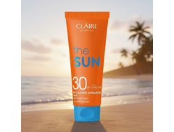 Солнцезащитное молочко для лица и тела водостойкое SPF30