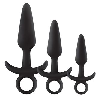 Набор черных анальных пробок с держателем Renegade Men's Tool Kit Производитель: NS Novelties, США