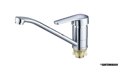 Cмеситель для кухни на гайке Solone SIT4-A182 однорычажный