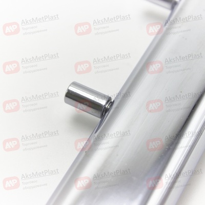 M940Z Кронштейн прямой хром 9 штырьков на овальную трубу усиленный L=400 мм