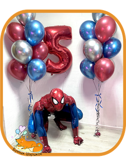 Цифра, человек-паук, 2 фонтана