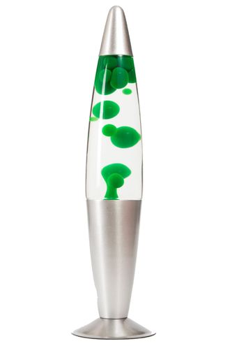 Лава лампа зеленая 35 см