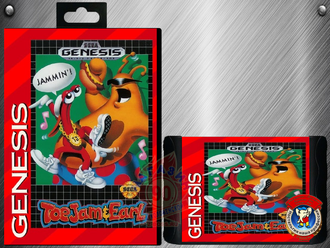 Toe Jam Earl, Игра для Сега (Sega Game) GEN