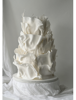 Торт трехъярусный с сахарным декором (9-12кг) (копия)