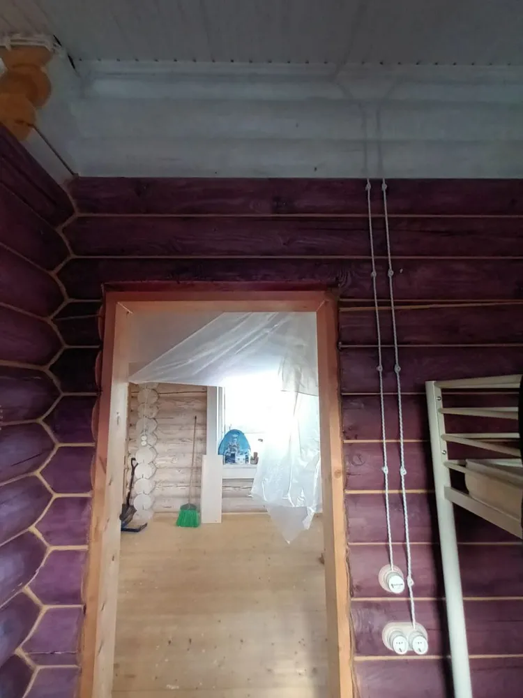 бревенчатая стена 2