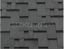 Гибкая черепица Roofshield премиум модерн серый с оттенением