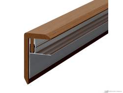 Угловой F-профиль LEGRO Teak