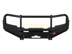 Передний силовой бампер серии Трофи на Nissan Navara III (D40 STX) 2010-2015 (02.048.01)