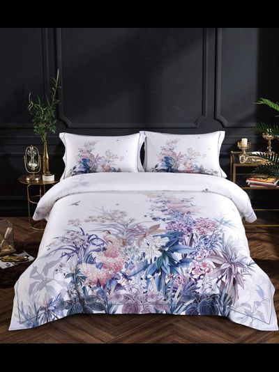 Постельное белье мако-сатин евро 200x220x1 250x270x1 50x70x4 TIS07-810