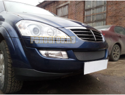 Защита радиатора Ssang Yong Kyron 2006- chrome