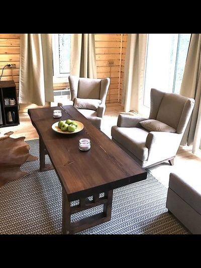 мебель для отелей - столы и журнальные столики из массива