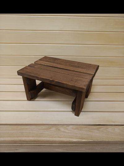 Табурет "НАДЕЖНЫЙ" тонированный (ВЕНГЕ), с покрытием