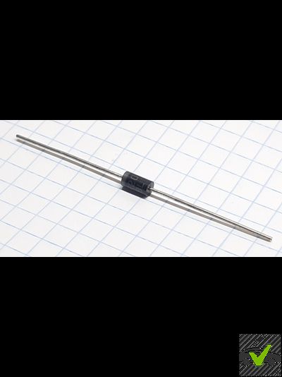 FR207 Диод импульсный 2А 1000В (DO-15)