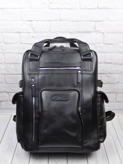 Кожаный рюкзак Corruda Premium black (арт. 3092-51)