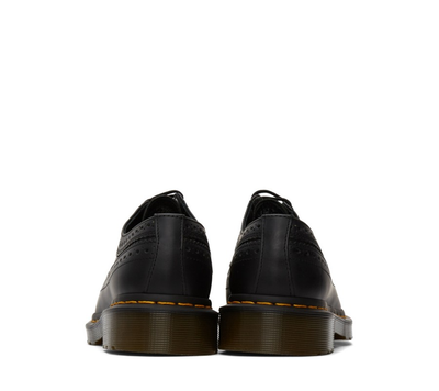 Туфли Dr Martens 3989 Black Yellow Stitch Smooth