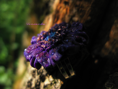 Пыльца Фей. Волшебное украшение - цветок из полимерной глины