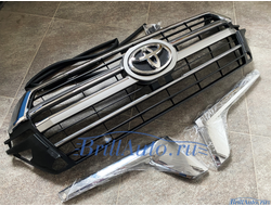 Решетка радиатора Toyota Land Cruiser 200 2015-2021 LOUNGE 19
