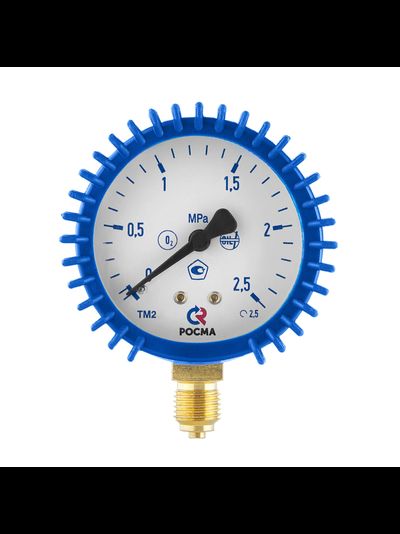 Манометр 2,5 МПа, ?63 мм, G1/4, кислород