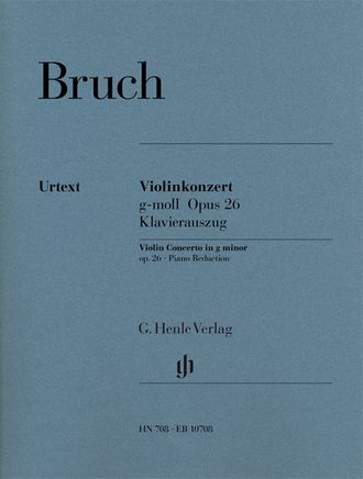 Bruch. Konzert g-moll op.26 für Violine und Orchester: für Violine und Klavier