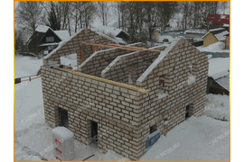 Проект 12 – Возведение стен из газобетона в Шелехово