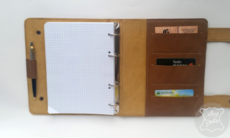 кожаный органайзер, славянский символ, сварог, оберег, подарок руководителю, блокнот купить, блокнот