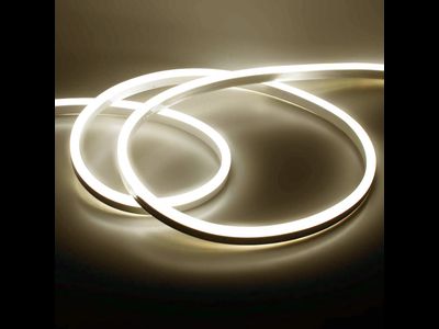 Гибкий светодиодный неон 2835 120LED/m 8x16мм 12V IP65 Warm односторонний