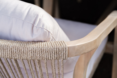 Обеденная группа из массива акации Rimini XL