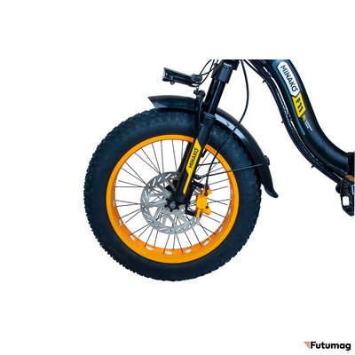 Электровелосипед Minako F11 PRO 20 (жёлтый)