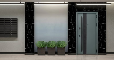 Стальная дверь   Омега. Заказная модель.