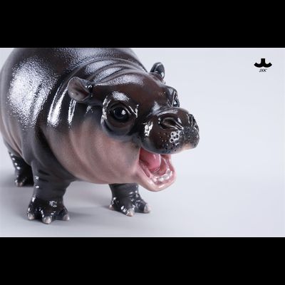 Большой бегемотик Му Денг - Коллекционная ФИГУРКА 1/6 MooDeng Plus Static Animal Model (JXK285) - JXK