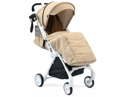 Коляска прогулочная Nuovita Sfera Beige, Bianco/Бежевый, Белый