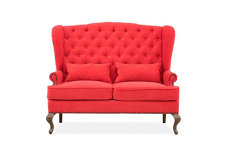 Диван с ушами 2-местный 136 см