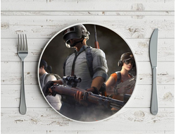 Тарелка PlayerUnknown’s Battlegrounds, PUBG, ПУБГ №2