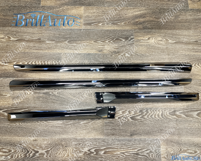 Молдинги Toyota Prado 150 стиль 2023 хром