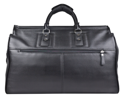 Кожаный саквояж Fabriano black (арт. 4008-01)