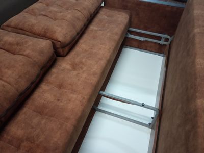 Диван -кровать "Акцент" коричневый (НМ)