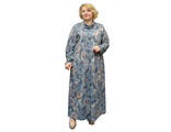 Платье большого размера из мягкого трикотажа Арт. 2331 (Цвет сиреневый) Размеры 54-84