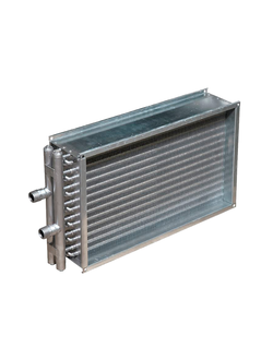 НАГРЕВАТЕЛЬ ВОДЯНОЙ ДЛЯ ПРЯМОУГОЛЬНЫХ КАНАЛОВ ДВУХРЯДНЫЙ