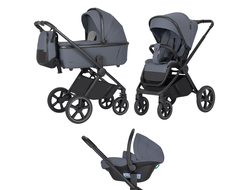 Коляска 3в1 Carrello Ultimo CRL-6538  Cool Grey 2025