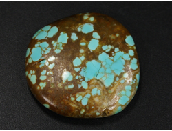 Бирюза, полировка плоская, США, Невада (27*27*5 мм, 6,5 г) №37845